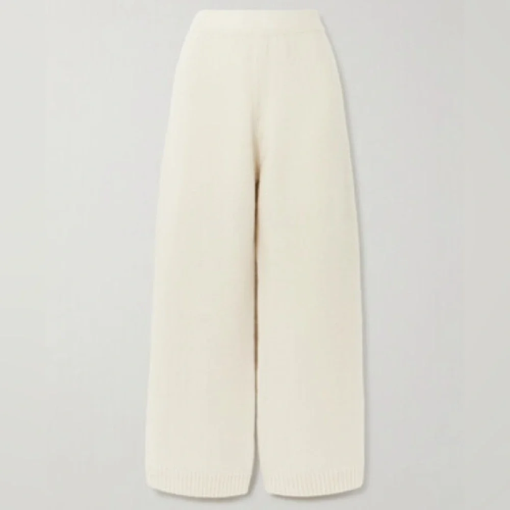 Jessica Simpson Cream Knit wide leg pants